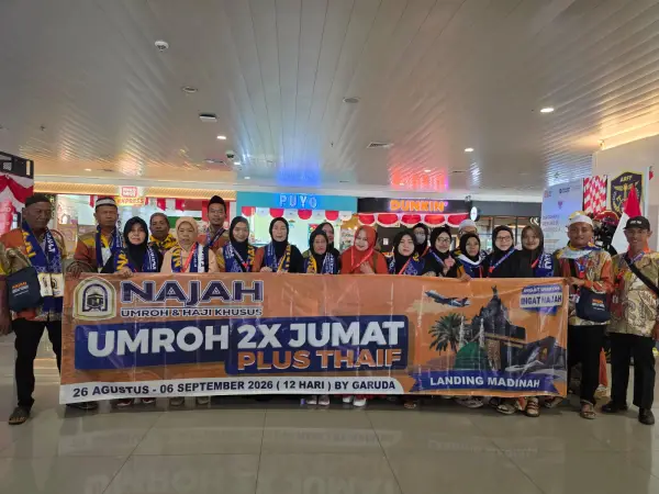 Keberangkatan Umroh 26 Agustus 2026 2x Jumat Plus Thaif